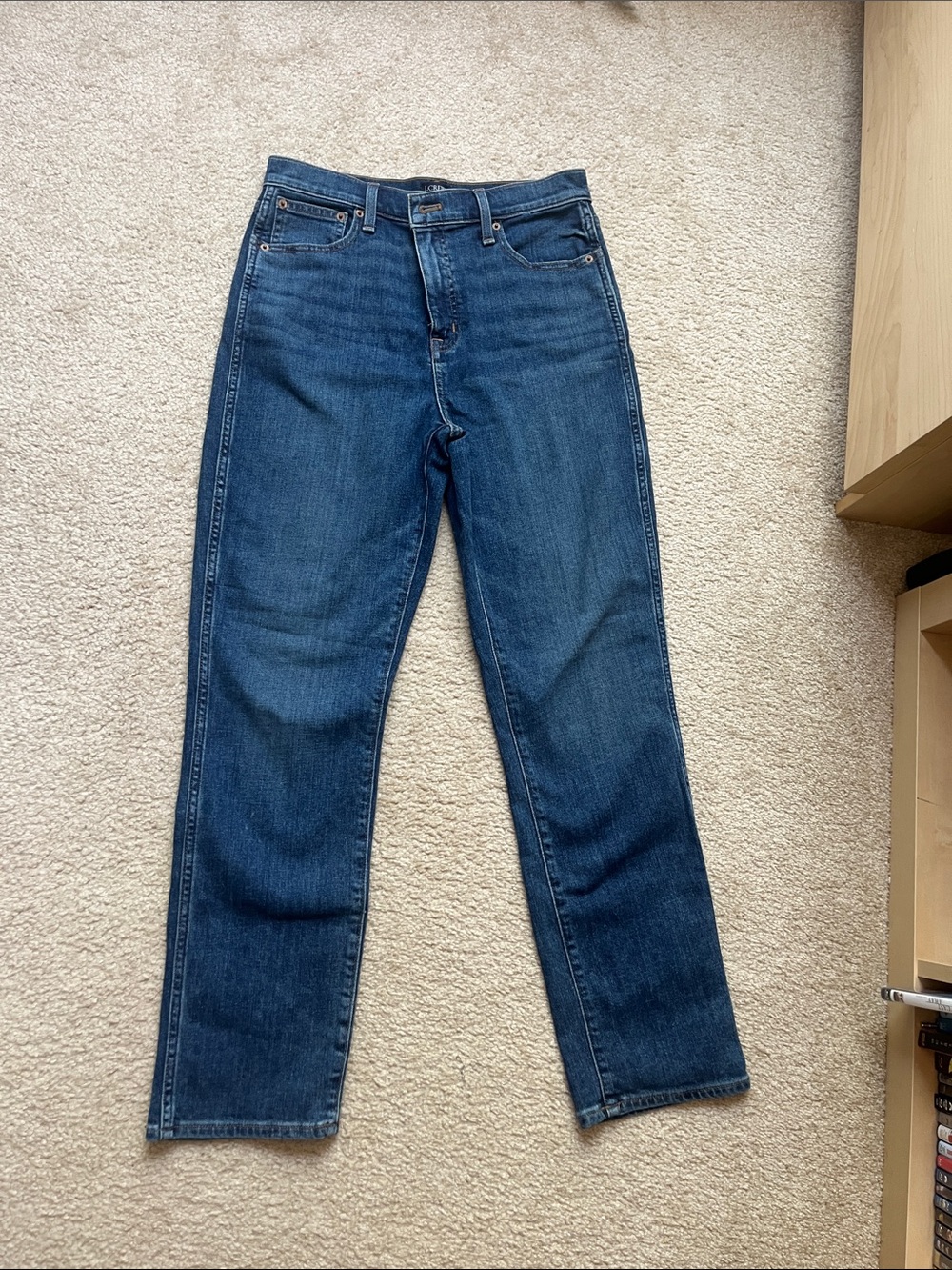 J. Crew High-Rise Vintage Dark Blue Jeans